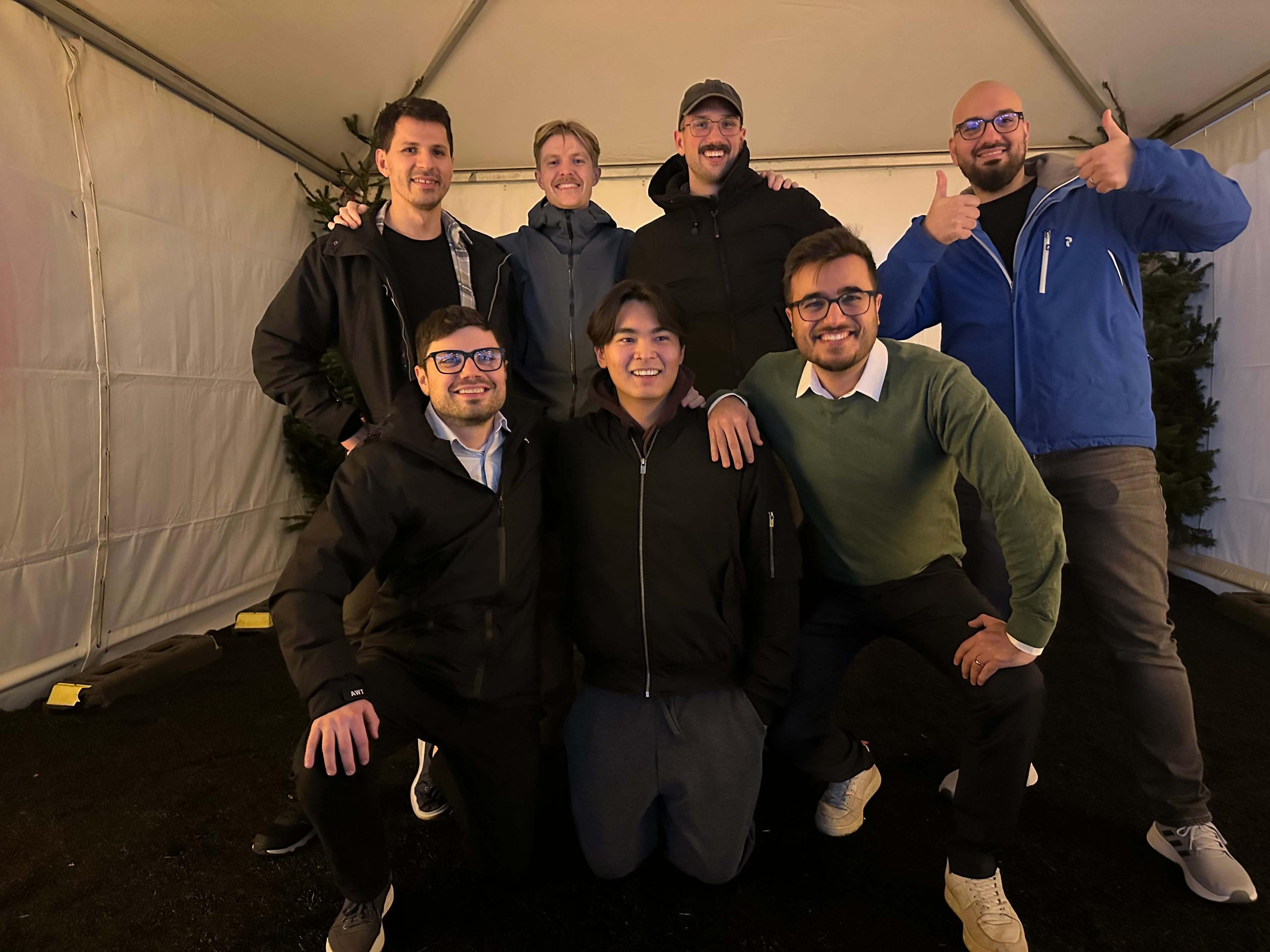 Paral Dynamic team medlemmer på UiA CoLAB innovasjonsområde